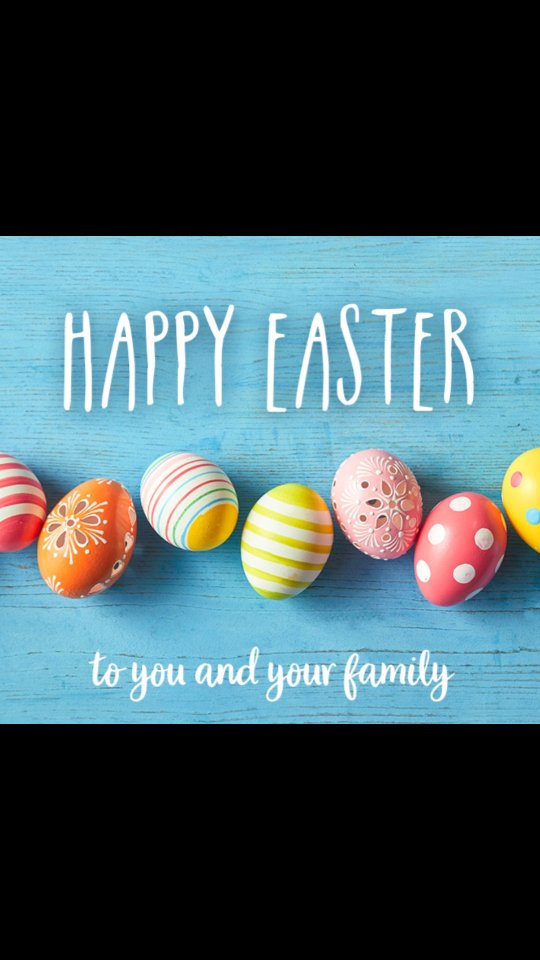 Wishing everyone a happy and restorative Easter break.