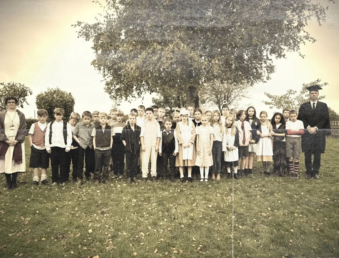 What a fascinating day. Year 6 - 1985 edition. No WIFI, no Tik Tok, but an impeccable grasp of posture and punctuality. #victorianday #history #fun