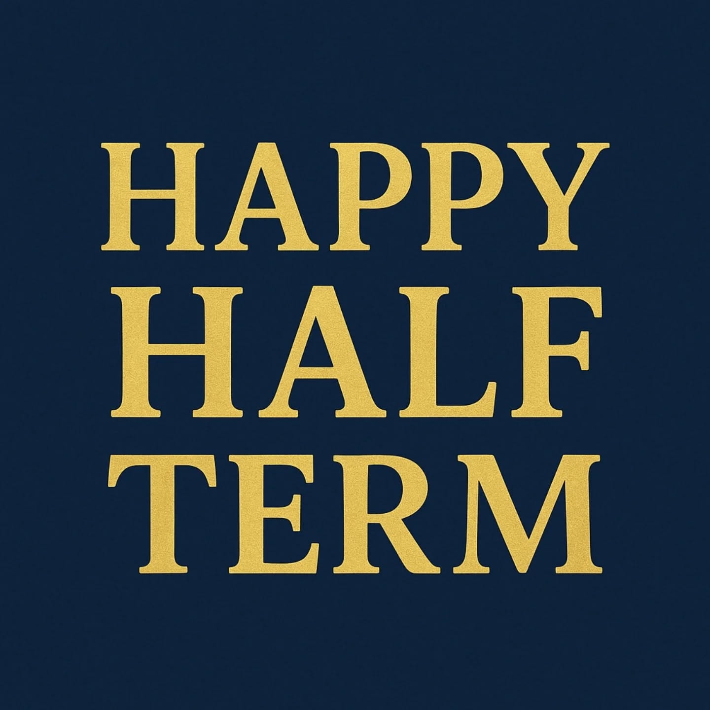 Wishing everyone in our school community a very restful and happy half term. #school