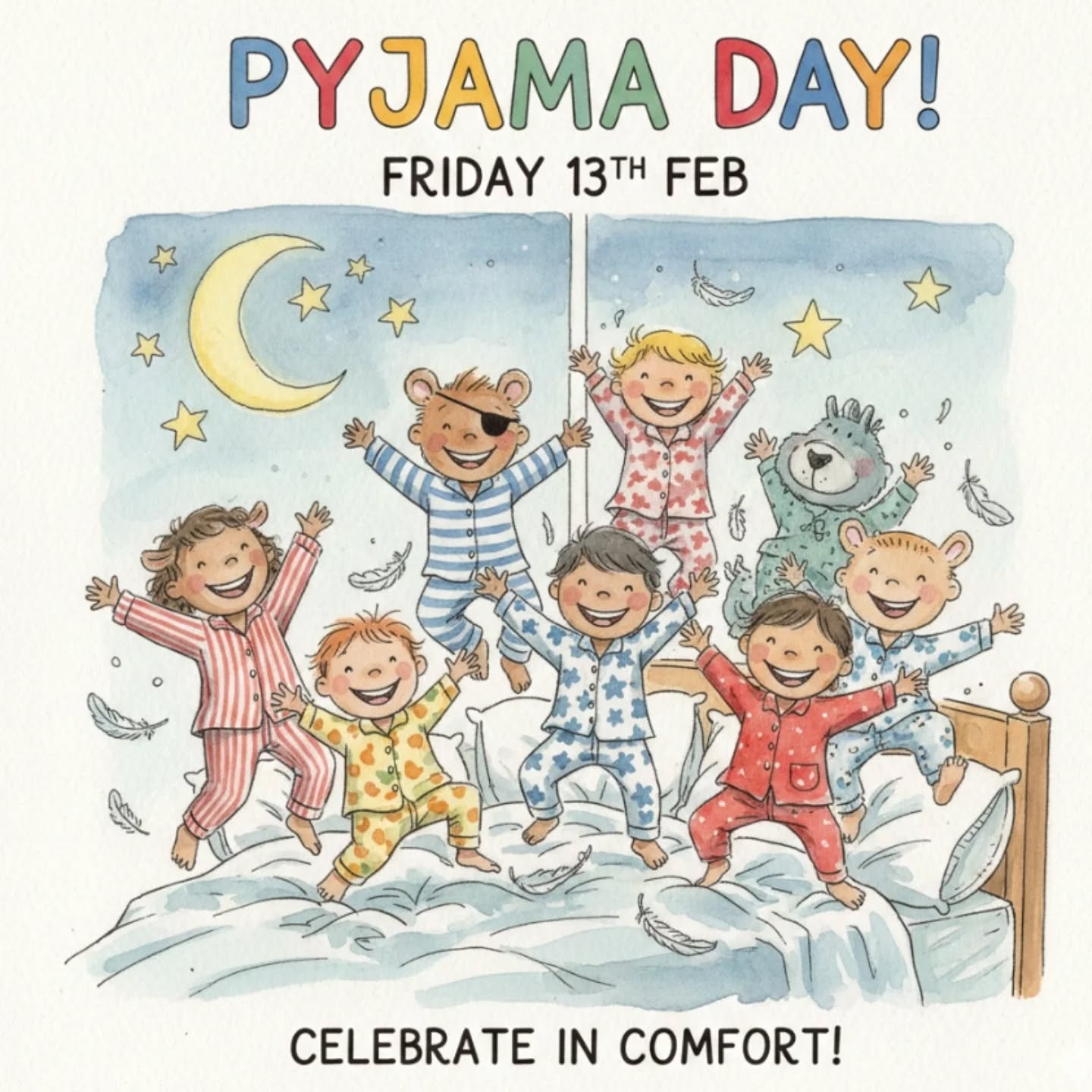 Celebrating Children's Mental Health Week, we are hosting a Pyjama Day on Friday. We will be exploring  places that shape us and places that make us feel safe.