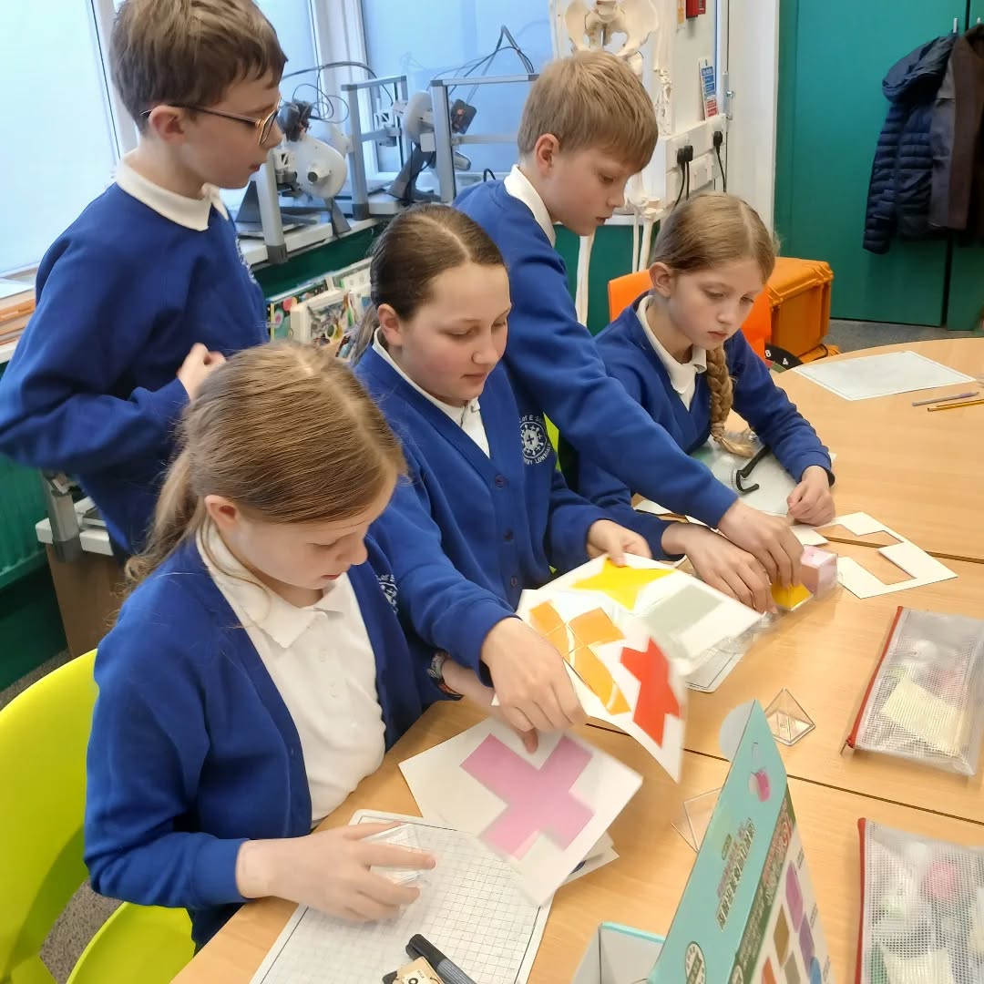 Exploring shapes and nets in Year 6 maths, super hands on learning, building confidence.  #maths #inspire #create #fun