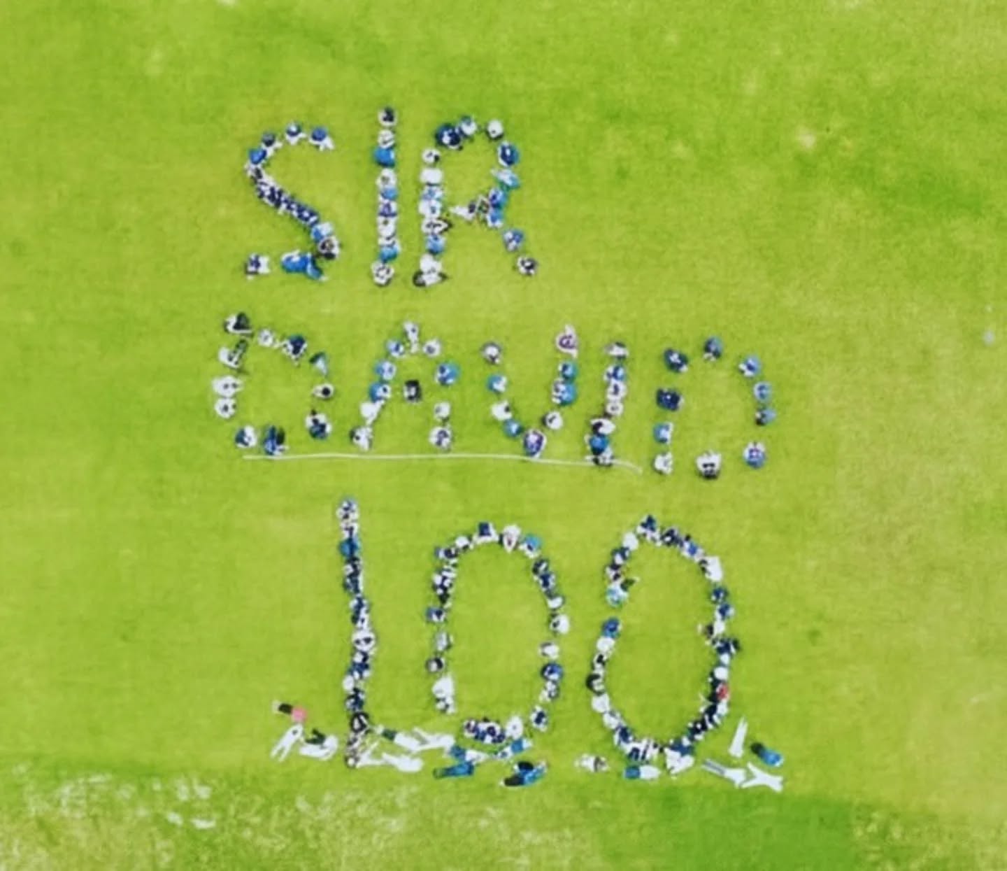 Happy Birthday Sir David, from us all at St Mary's! #davidattenborough #dronephotography #kirkbylonsdale
