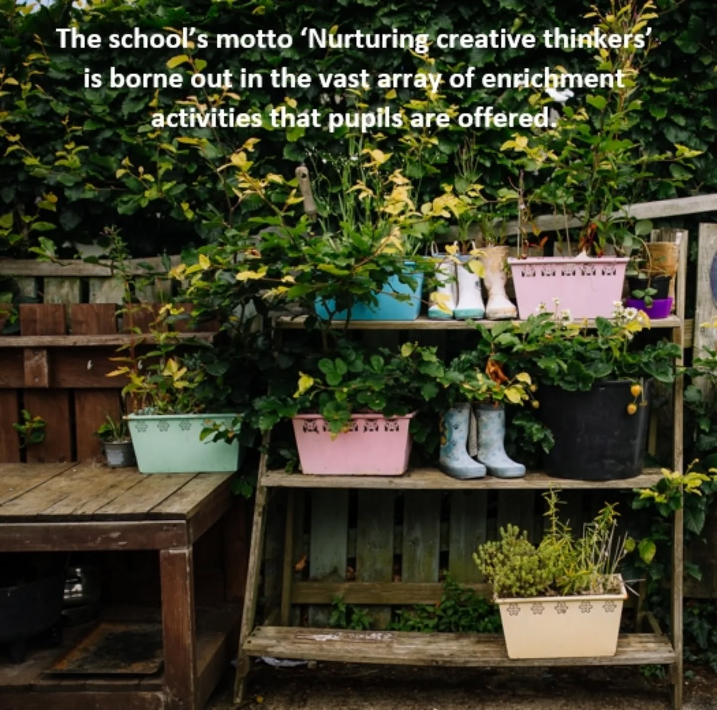 We all want our children and community to value and embrace creative thinking. #create #inspire #magical #school