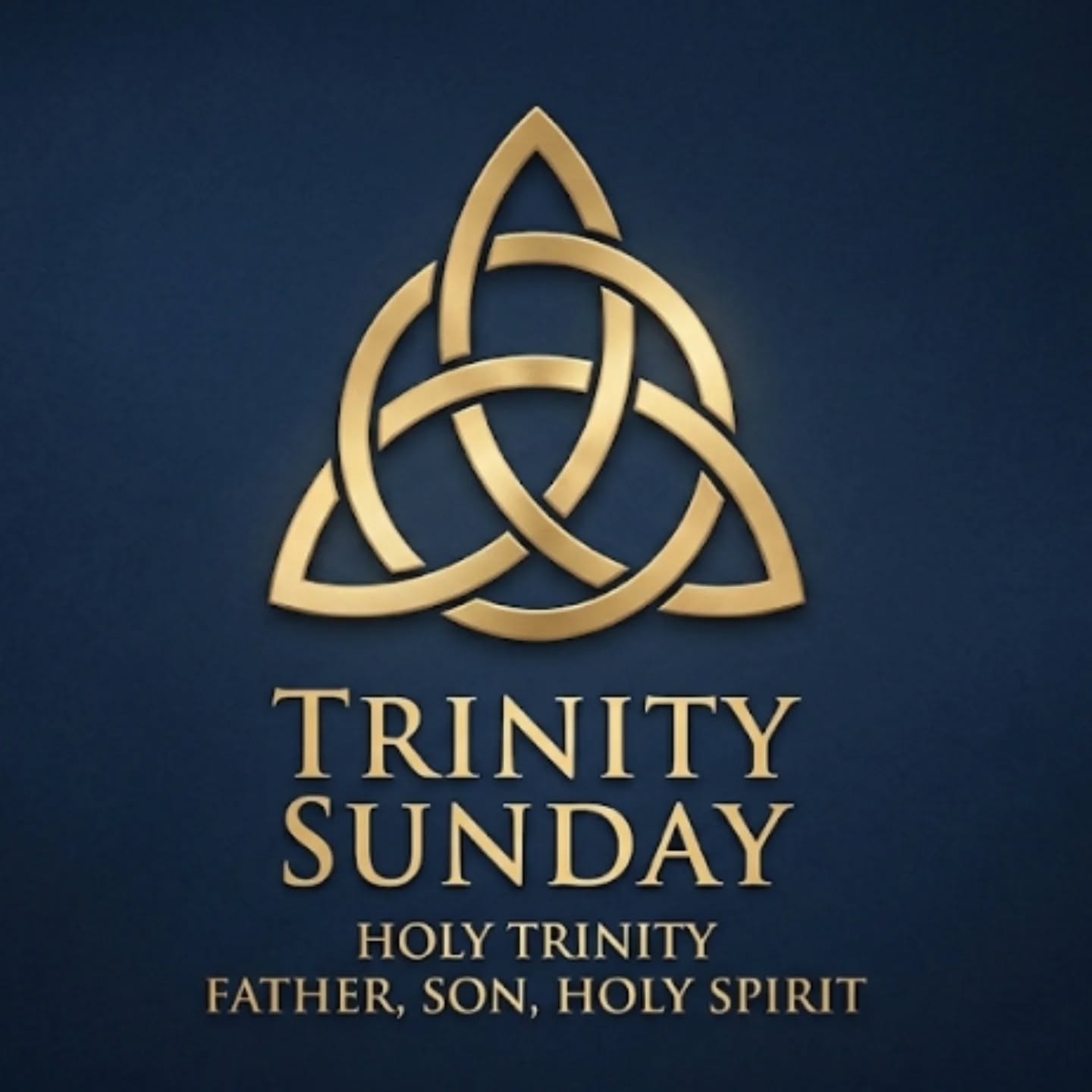 Happy Trinity Sunday. #trinity