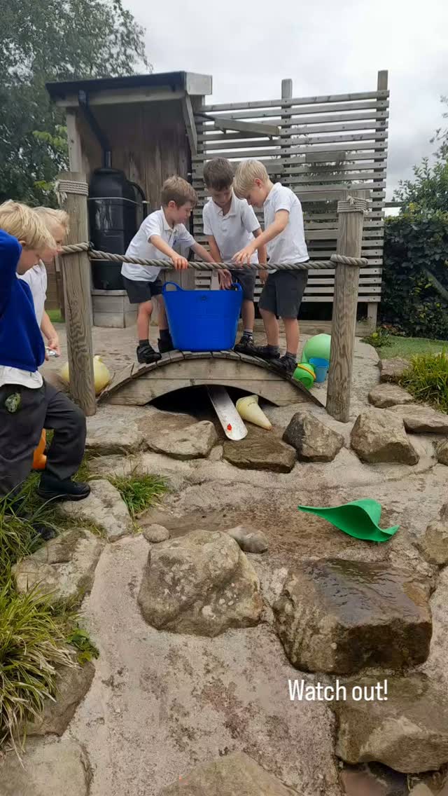 Exploring in Reception Class.